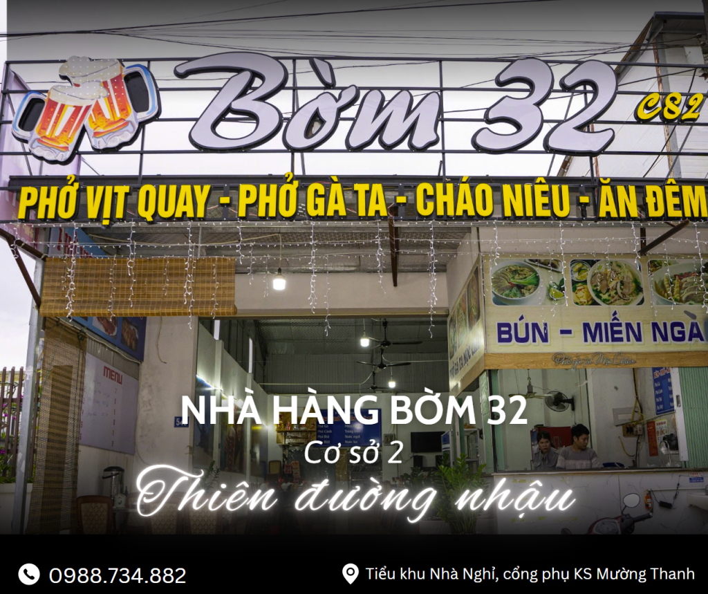 nhà hàng bờm 32 mộc châu